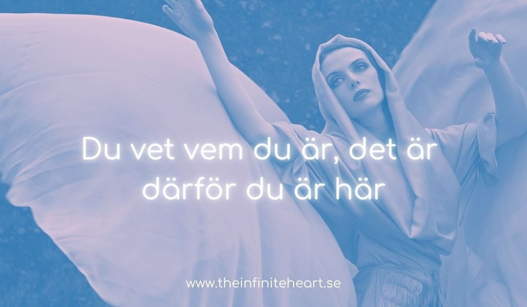 Du vet vem du är, det är därför du är här