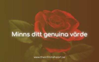 Minns ditt genuina värde