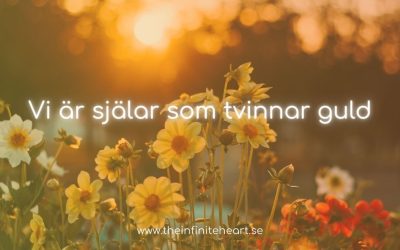 Vi är själar som tvinnar guld