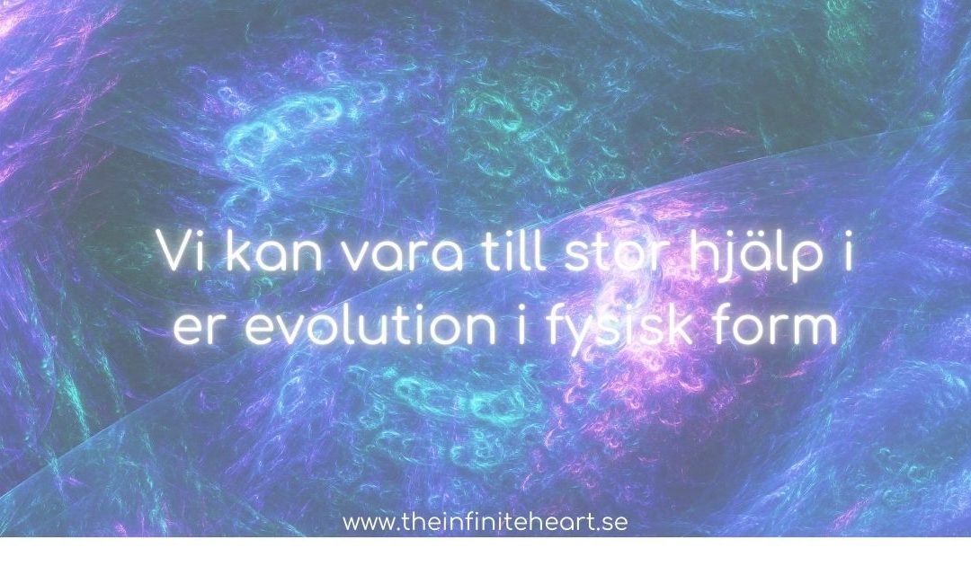 Vi kan vara till stor hjälp i er evolution i fysisk form